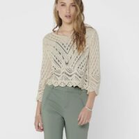 Pull Court En Crochet-JDY