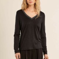 T-shirt Col V Manches Longues-MOLLY BRACKEN