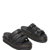 Mules Rain Slide En Cuir Athena-DR. MARTENS