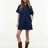 Robe Droite Denim-TOMMY JEANS