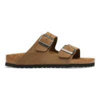 Mules Doubles Brides En Cuir Suédé Arizona-BIRKENSTOCK