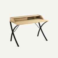 Bureau Secrétaire Chêne Et Placage Chêne