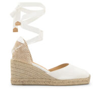 Espadrilles Compensées À Lacets Avec Plateforme Tressée CARINA PLATFORM-CASTANER