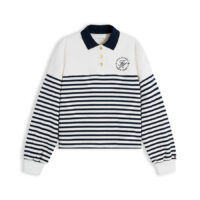 Sweat Col Polo Rayé-TOMMY HILFIGER