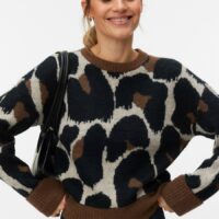 Pull Imprimé Manches Longues&nbsp;-VERO MODA
