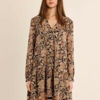 Robe Courte Imprimée-MOLLY BRACKEN