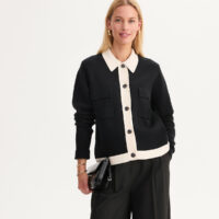 Cardigan Col Polo