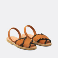 Sandales Plates En Daim Avarca Cala-MINORQUINES