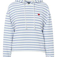 Sweat À Capuche Rayé