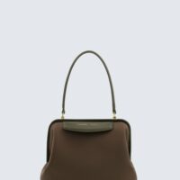 Mini Carmen bag in satin — Umber - Carven