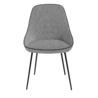 Chaise en tissu gris angel cerda