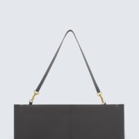 Pochette Louise en cuir nappa - Gris orage - Carven - Carven