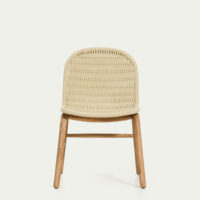 Chaise Alipa en bois d'acacia et corde écrue - Kave Home - Kave Home