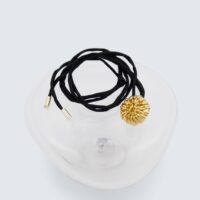Pendentif talisman Pivoine en laiton - Doré - Carven - Carven