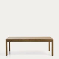 Table Arelida en chêne marron clair 220 x 100 cm - Kave Home - Kave Home