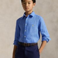 Chemise En Lin À Manches Longues-POLO RALPH LAUREN