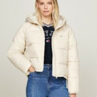 Doudoune Courte À Capuche VAIL-TOMMY JEANS