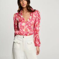 Blouse Manches Longues Multicolore Femme-MORGAN