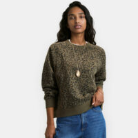 Sweat Col Rond Imprimé Léopard-LA REDOUTE COLLECTIONS