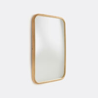Miroir Rectangulaire En Rotin 60x90 Cm