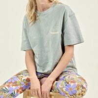 T-shirt À Manches Courtes Imprimé À La Poitrine