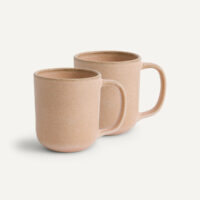 Lot De 2 Mugs En Grès Émaillé