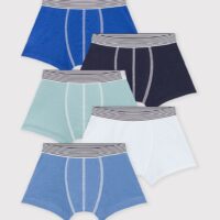 Lot De 5 Boxers En Coton-PETIT BATEAU