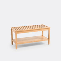 Banc De Salle De Bain En Acacia Huilé