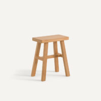 Tabouret Teck Massif