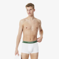 Lot De 3 Boxers Courts Coton Stretch-LACOSTE