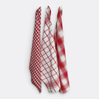 Lot De 3 Torchons Coton