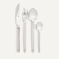 Ménagère 24 Pièces En Inox Strié
