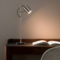Lampe Spot&nbsp; Finition Nickel Satiné