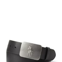 Ceinture En Cuir Avec Plaque Poney-POLO RALPH LAUREN