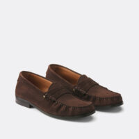 Mocassins En Cuir Suède N°182-RIVECOUR