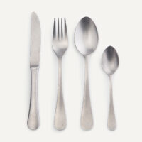 Ménagère 16 Pièces En Inox Brossé