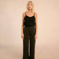 Pantalon Droit À Carreaux-MOLLY BRACKEN