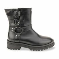 Boots Motardes En Cuir Flint-LES TROPEZIENNES PAR M.BELARBI