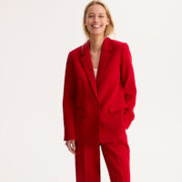 Blazer Coupe Droite Fluide Et Stretch-ANNE WEYBURN