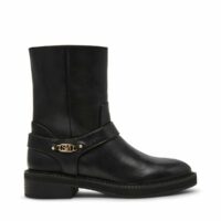 Bottines Plates En Cuir Loophole-STEVE MADDEN