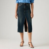 Jupe En Jean Decon Slit Midi-LEVI'S