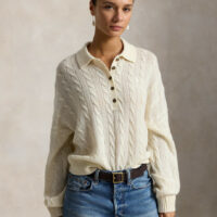 Pull Col Polo Torsadé