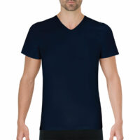 T-shirt Col V Manches Courtes-EMINENCE