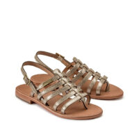 Sandales En Cuir Talon Plat-LES TROPEZIENNES PAR M.BELARBI