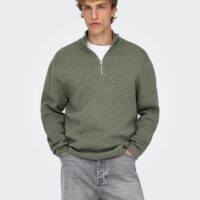 Pull Col Montant Zippé