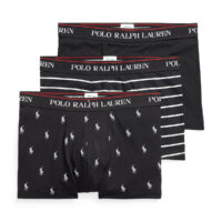 &nbsp;Lot De 3 Slips Boxers Classiques Coton Stret-POLO RALPH LAUREN