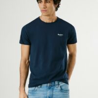 T-shirt Col Rond Stretch Original Basic-PEPE JEANS
