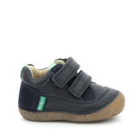 Baskets Cuir À Scratchs Sostankro-KICKERS
