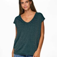 T-shirt Effet Brillant-PIECES