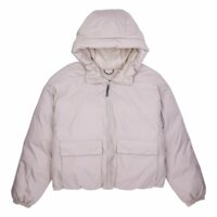 Doudoune Courte Short Puffer À Capuche-CONVERSE